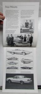 1980 Ford Thunderbird Town Landau Standard Options Specs Sales Brochure