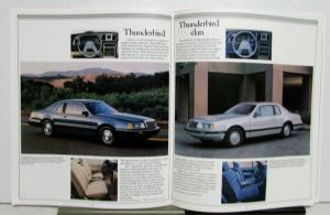 1985 Ford Thunderbird e'lan FILA Turbo Coupe Specifications Sales Brochure
