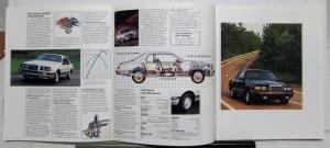 1984 Ford Thunderbird Turbo Coupe Specifications Sales Brochure