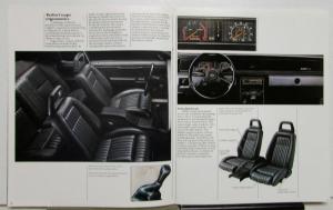 1984 Ford Thunderbird Turbo Coupe Specifications Sales Brochure
