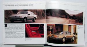 1989 Ford Thunderbird LX Turbo Coupe Sport Specifications Sales Brochure
