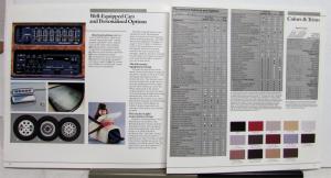 1987 Ford Thunderbird Sport LX Turbo Coupe Features Sales Brochure