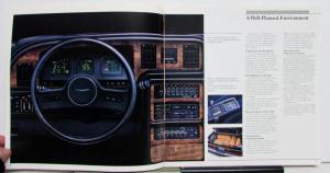 1987 Ford Thunderbird Sport LX Turbo Coupe Features Sales Brochure REVISED