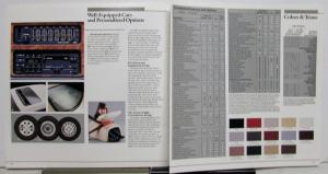 1987 Ford Thunderbird Sport LX Turbo Coupe Features Sales Brochure REVISED