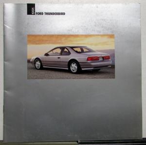 1991 Ford Thunderbird Standard LX Super Coupe Specifications Sales Brochure