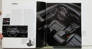 1991 Ford Thunderbird Standard LX Super Coupe Specifications Sales Brochure