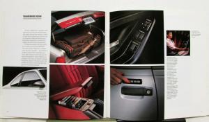 1991 Ford Thunderbird Standard LX Super Coupe Specifications Sales Brochure