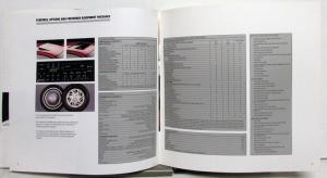 1991 Ford Thunderbird Standard LX Super Coupe Specifications Sales Brochure
