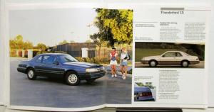 1987 Ford Thunderbird Standard Sport LX Turbo Coupe Specifications Brochure