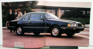 1986 Ford Thunderbird e'lan Turbo Coupe Specifications Sales Brochure