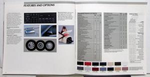 1986 Ford Thunderbird e'lan Turbo Coupe Specifications Sales Brochure