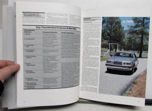 1982 Ford Thunderbird Features Dealer Marketing Manual