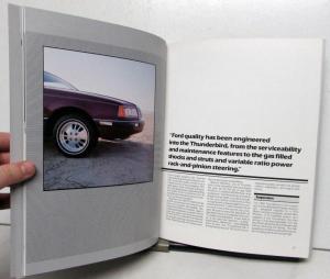 1982 Ford Thunderbird Features Dealer Marketing Manual