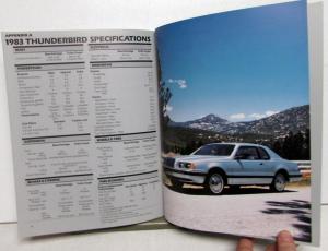 1982 Ford Thunderbird Features Dealer Marketing Manual