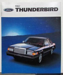 1982 Ford Thunderbird Town Landau Heritage Features Sales Brochure