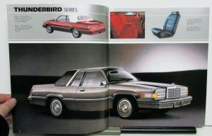 1982 Ford Thunderbird Town Landau Heritage Features Sales Brochure