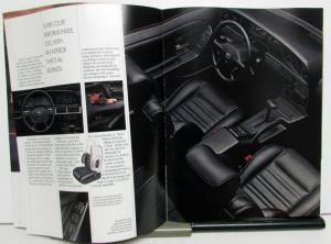 1992 Ford Thunderbird Standard Sport LX Super Coupe Features Sales Brochure