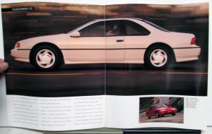 1993 Ford Thunderbird LX Super Coupe Features Sales Brochure
