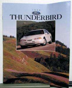 1996 Ford Thunderbird LX Features Sales Brochure