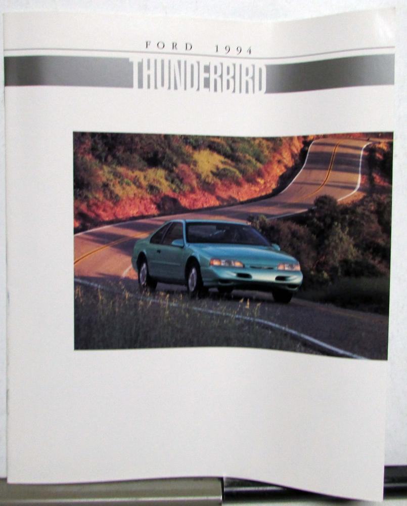 1994 Ford Thunderbird LX Super Coupe Features Specs Sales Brochure