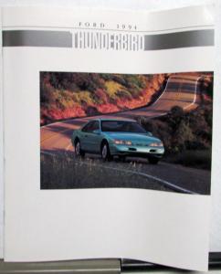 1994 Ford Thunderbird LX Super Coupe Features Specs Sales Brochure