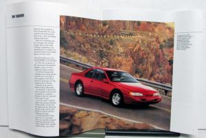 1994 Ford Thunderbird LX Super Coupe Features Specs Sales Brochure