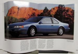 1994 Ford Thunderbird LX Super Coupe Features Specs Sales Brochure
