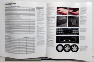 1994 Ford Thunderbird LX Super Coupe Features Specs Sales Brochure