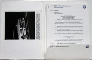 1994 BMW Press Kit - 5 and 7 Series & E2 & 1995 M5