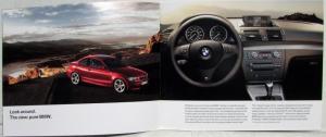 2008 BMW 1 Series Coupe Small Sales Brochure 128i 135i