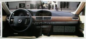 2003 BMW 7 Series Sedan Prestige Sales Brochure - 745i 745Li 760Li