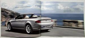 2006 BMW 6 Series Cabrio and Coupe Prestige Sales Brochure - German Text