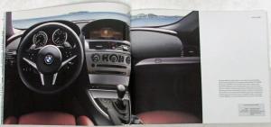 2006 BMW 6 Series Cabrio and Coupe Prestige Sales Brochure - German Text