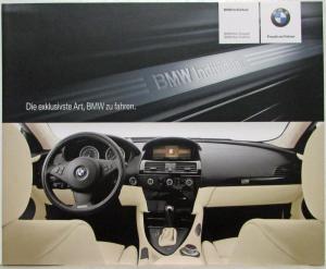2006 BMW 6 Series Coupe and Cabrio Color/Upholstery Selections Folder - German