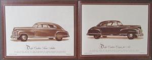 1942 Dodge Sales Brochure Coupe Sedan Brougham All Fluid Drive Power Flow