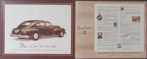 1942 Dodge Sales Brochure Coupe Sedan Brougham All Fluid Drive Power Flow