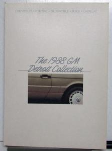 1988 GM Detroit Collections Chevrolet Pontiac Olds Buick  AMERICAN GERMAN FRENCH