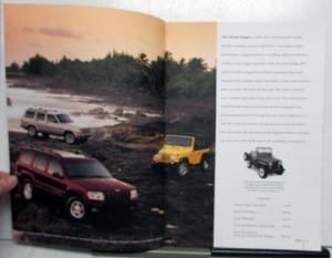 2000 Jeep Grand Cherokee Wrangler Jamborees Camp Jeep Mopar Accessories Brochure