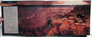 2001 Jeep TJ Grand Cherokee Liberty Features Specs Sales Brochure Post Card