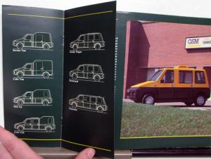 1988 GSM Cube Service Van Oickup Crew Cab Family Wagon Sales Brochure CANADIAN