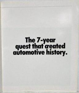 1987 BMW 750iL Oversized Sales Brochure