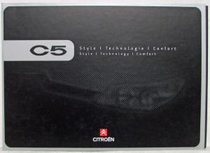 2005 Citroen C5 Media Information Press Kit