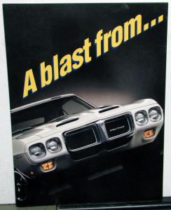 1994 Pontiac Trans Am 25th Anniversary Brochure 1969 Ram Air Model Comparison