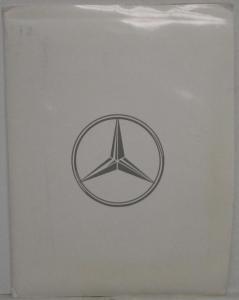 1991-1992 Mercedes-Benz Media Information Press Kit