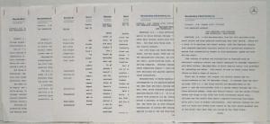 1991-1992 Mercedes-Benz Media Information Press Kit