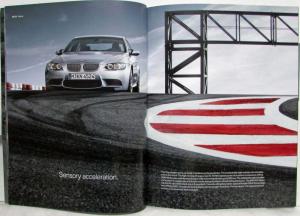 2008 BMW M3 Coupe Saloon and Convertible Prestige Sales Brochure