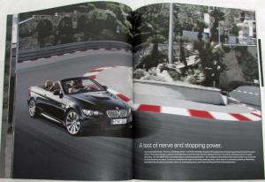 2008 BMW M3 Coupe Saloon and Convertible Prestige Sales Brochure