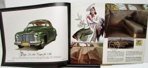 1942 Original Dodge Color Sales Brochure Coupe Brougham Sedan