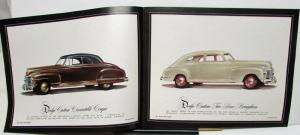 1942 Original Dodge Color Sales Brochure Coupe Brougham Sedan