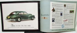 1942 Original Dodge Color Sales Brochure Coupe Brougham Sedan